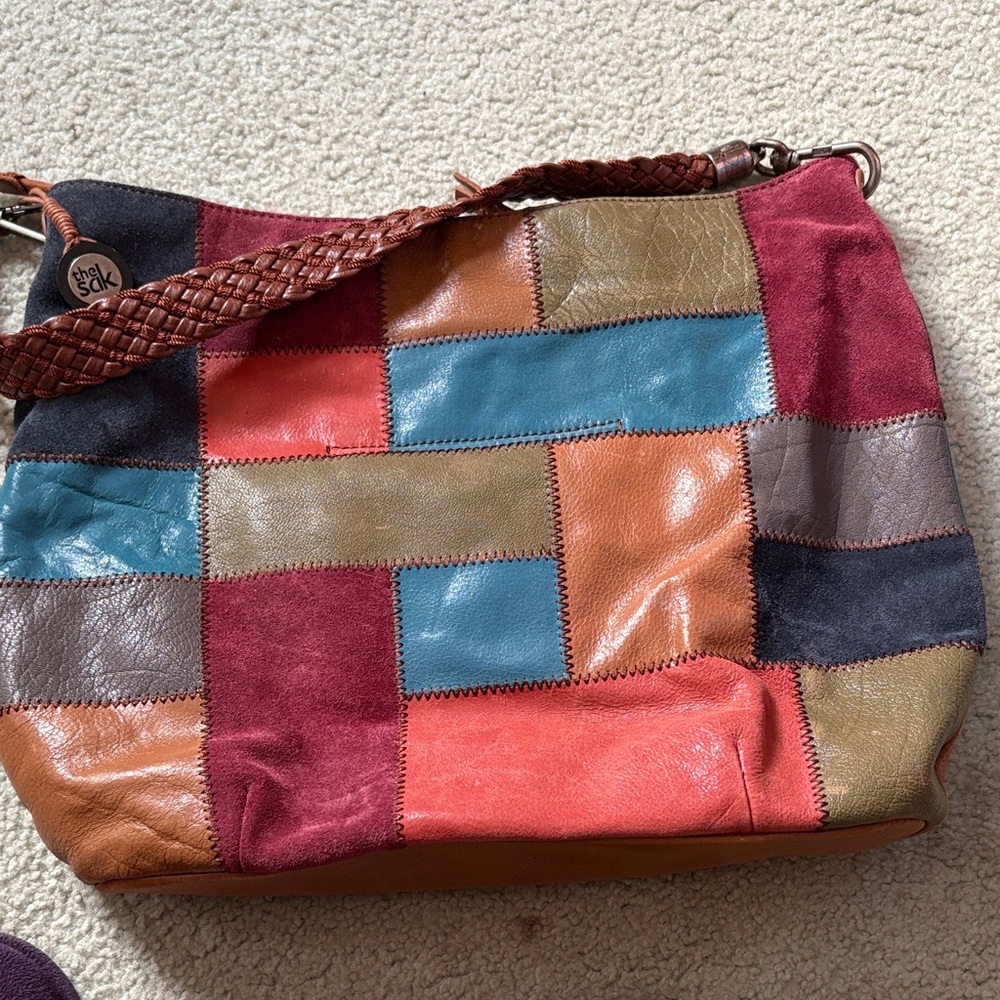 The Sak Multicolor Patchwork Shoulder Bag